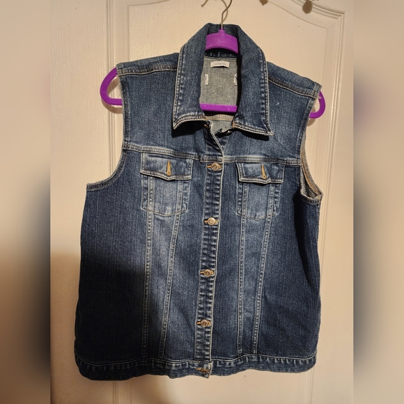 Old Navy Denim Button Up Vest Size M - Picture 7 of 9